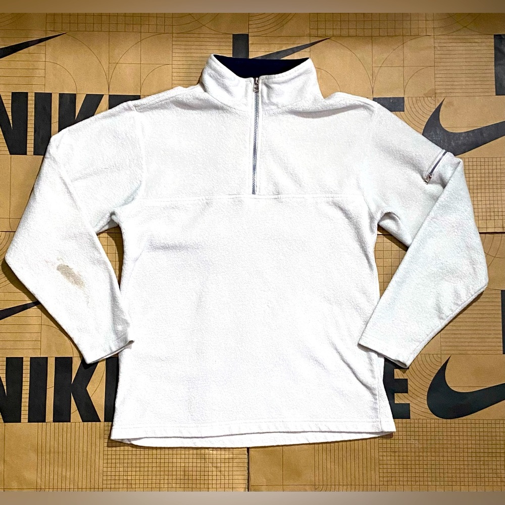 Foot Locker mens 1/4 zip pull over Fleece Long sleeve top sweater sweatshirt